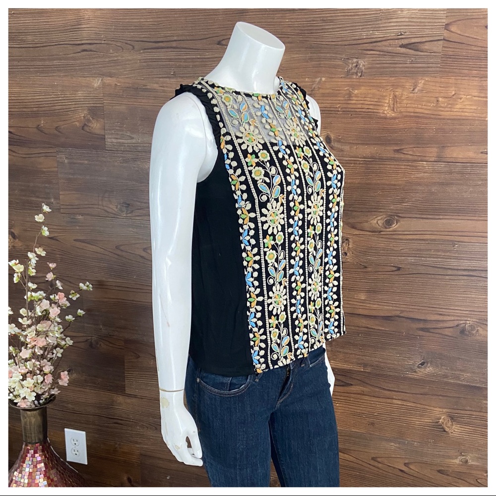 NWT Eri + Ali Haley Embroidered Top - Picture 5 of 7